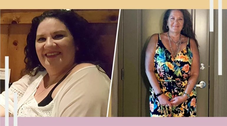 Simple steps that helped one woman lose 106 pounds despite being sad, losing a loved one, and being scared she had cancer